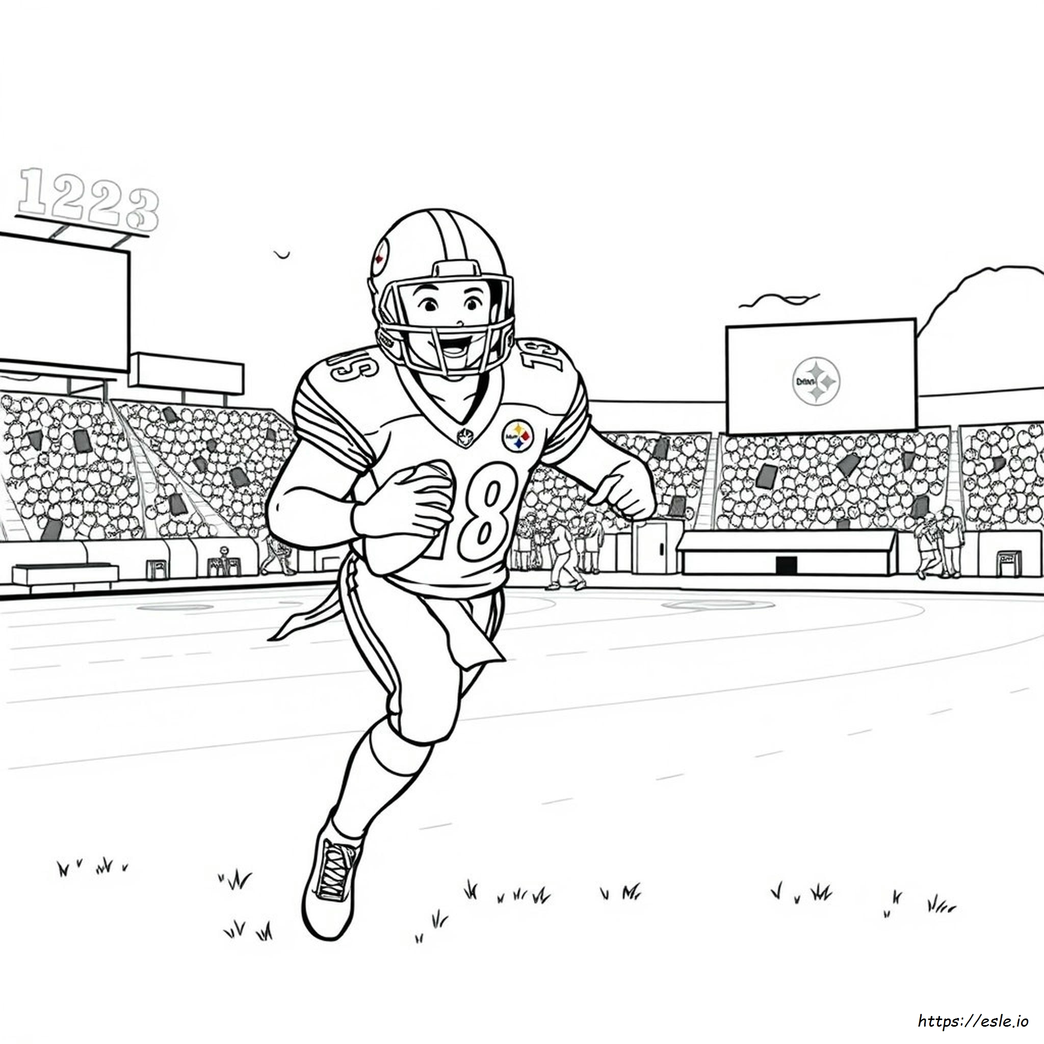 Páginas Para Colorear Imprimibles De Los Steelers