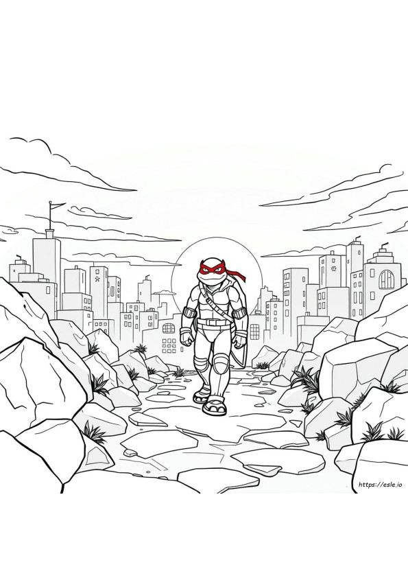 Dogman Scarlet Shredder Gambar Mewarnai