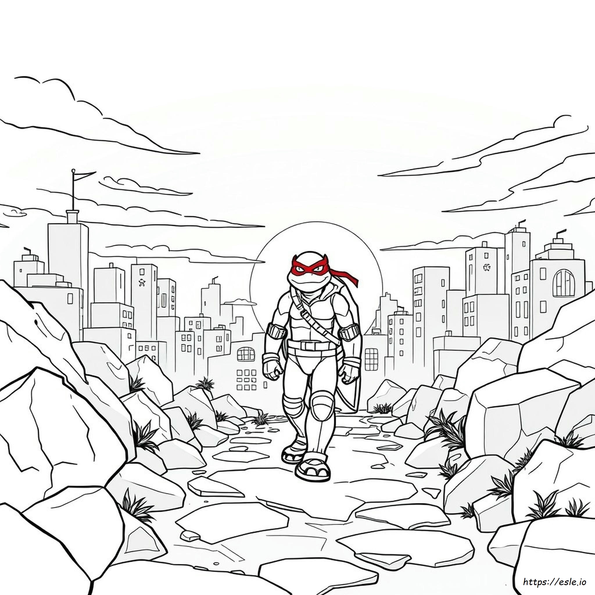 Dogman Scarlet Shredder Coloring Page
