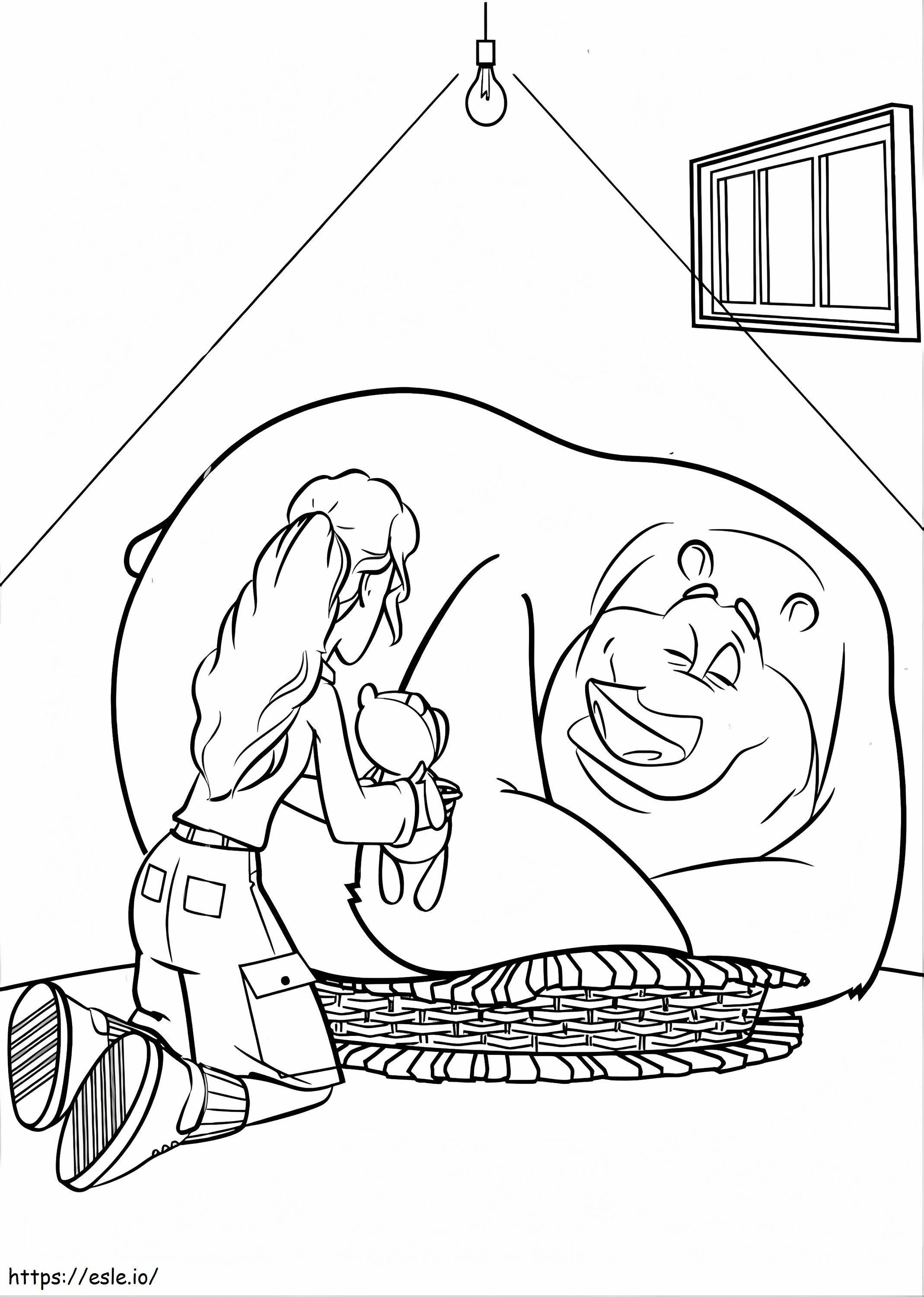 Beth And Boog From Open Season coloring page