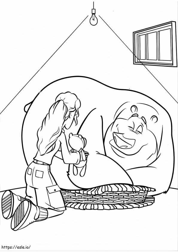 Beth And Boog From Open Season coloring page