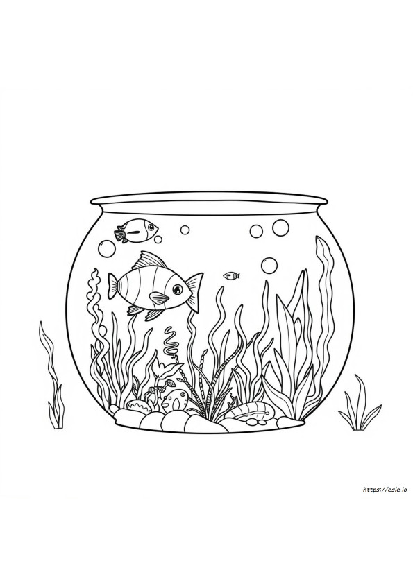Coloriage Aquarium