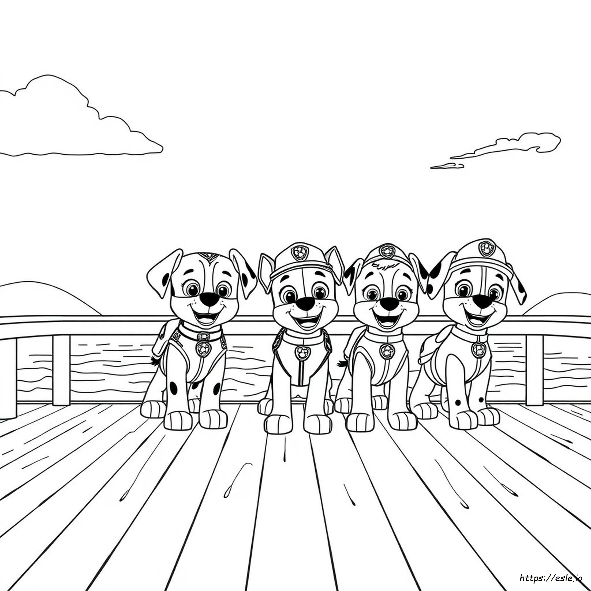 Libro Para Colorear De Paw Patrol