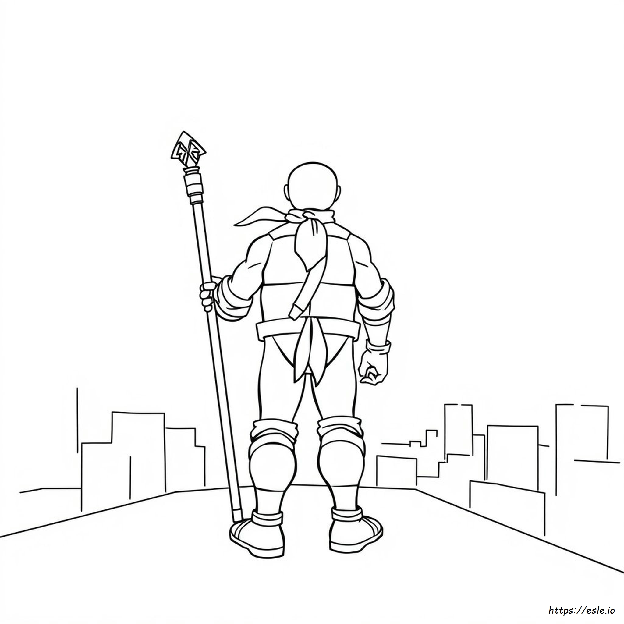 Raffaello Tartarughe Ninja Disegni Da Colorare