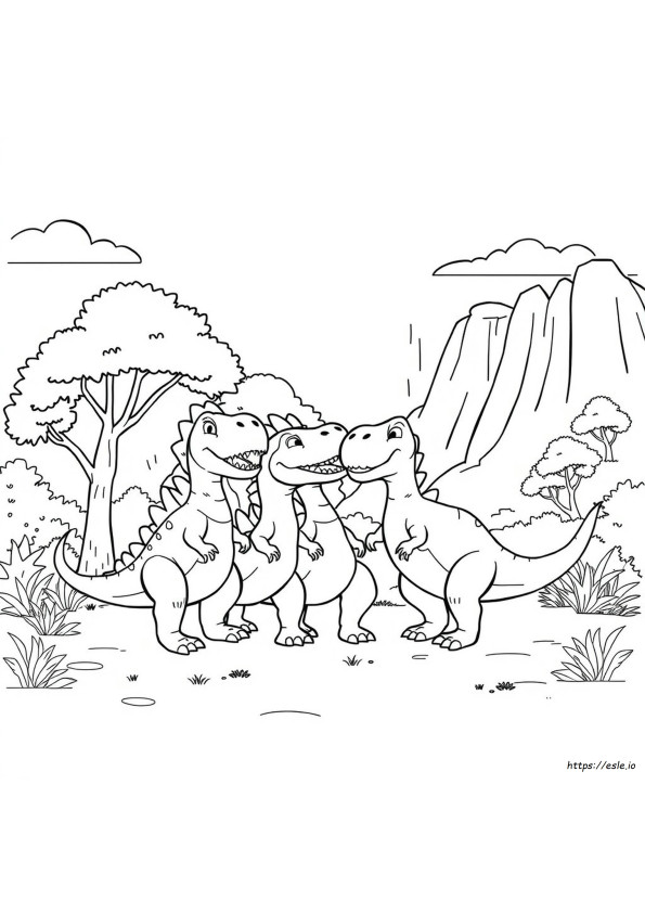 Dino Squad Värityskuvat