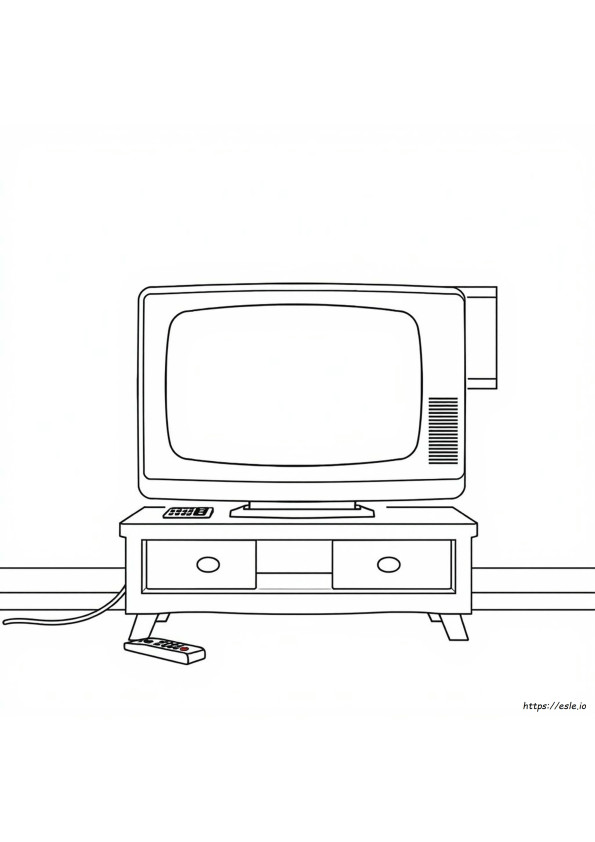Gambar Mewarnai Televisi