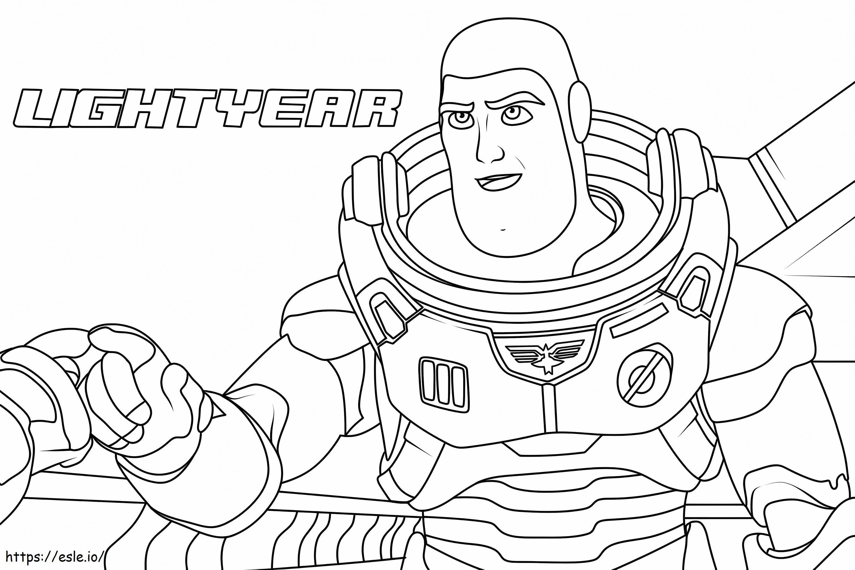 Disney Lightyear coloring page