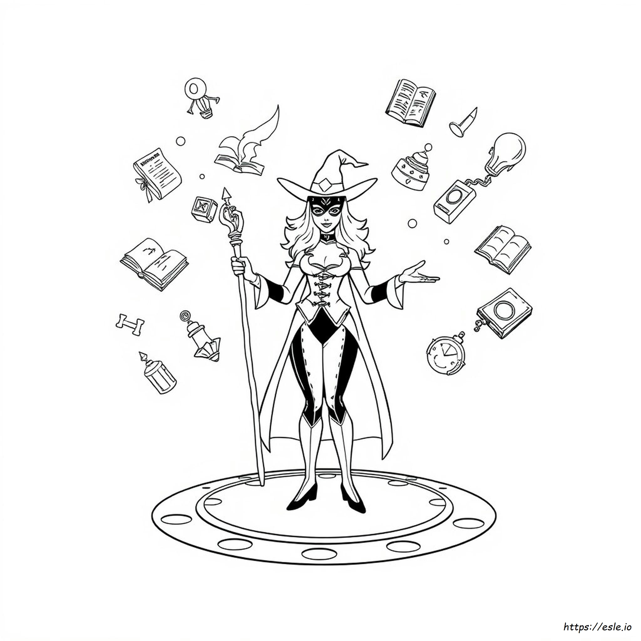 Zatanna Desene De Colorat
