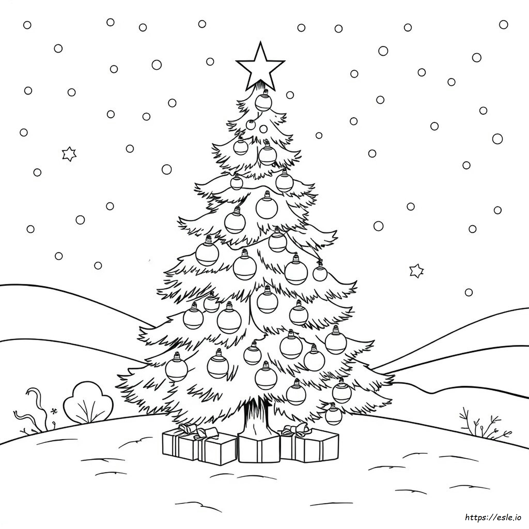Imágenes De Árbol De Navidad Para Colorear
