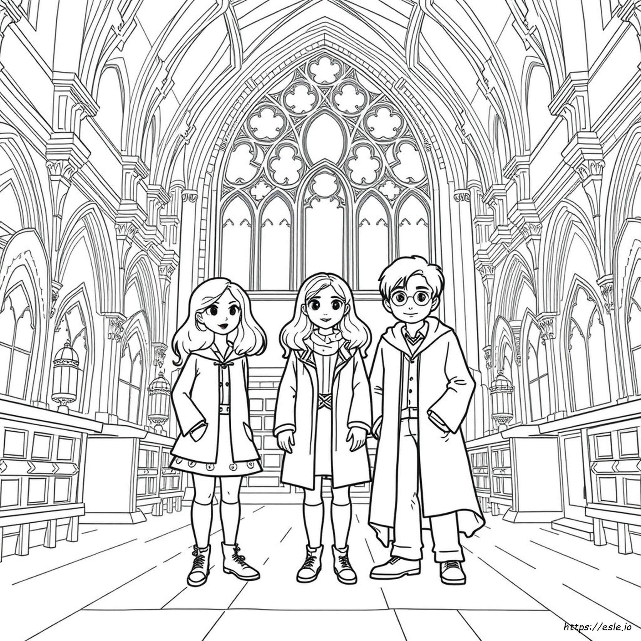 Ginny Weasley Hermione Granger Harry Potter Coloring Pages Ginny Weasley Hermione Granger Harry Potter Coloring Pages