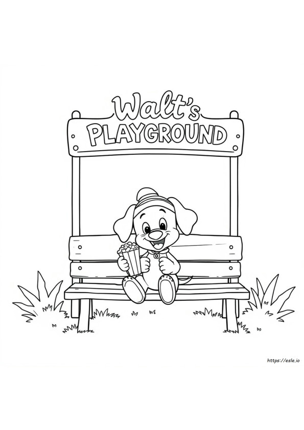 Disney Puppy Coloring Pages