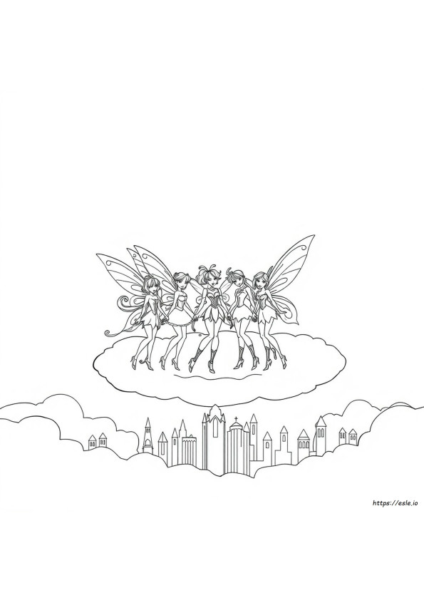 Winx Club Coloring Book