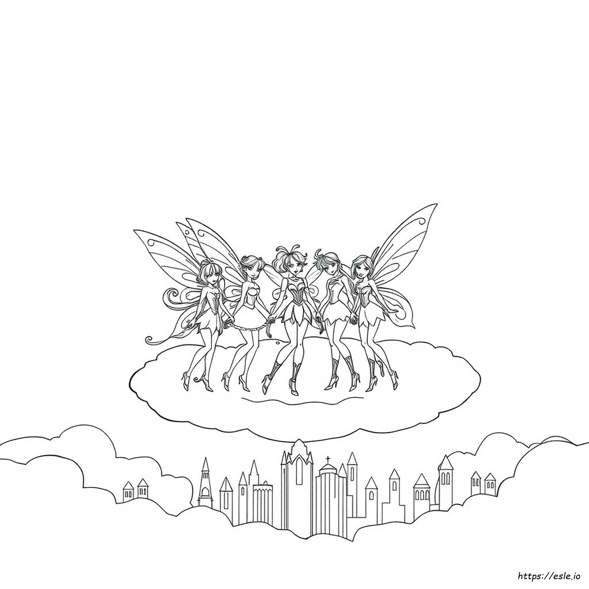Winx Club Coloring Book