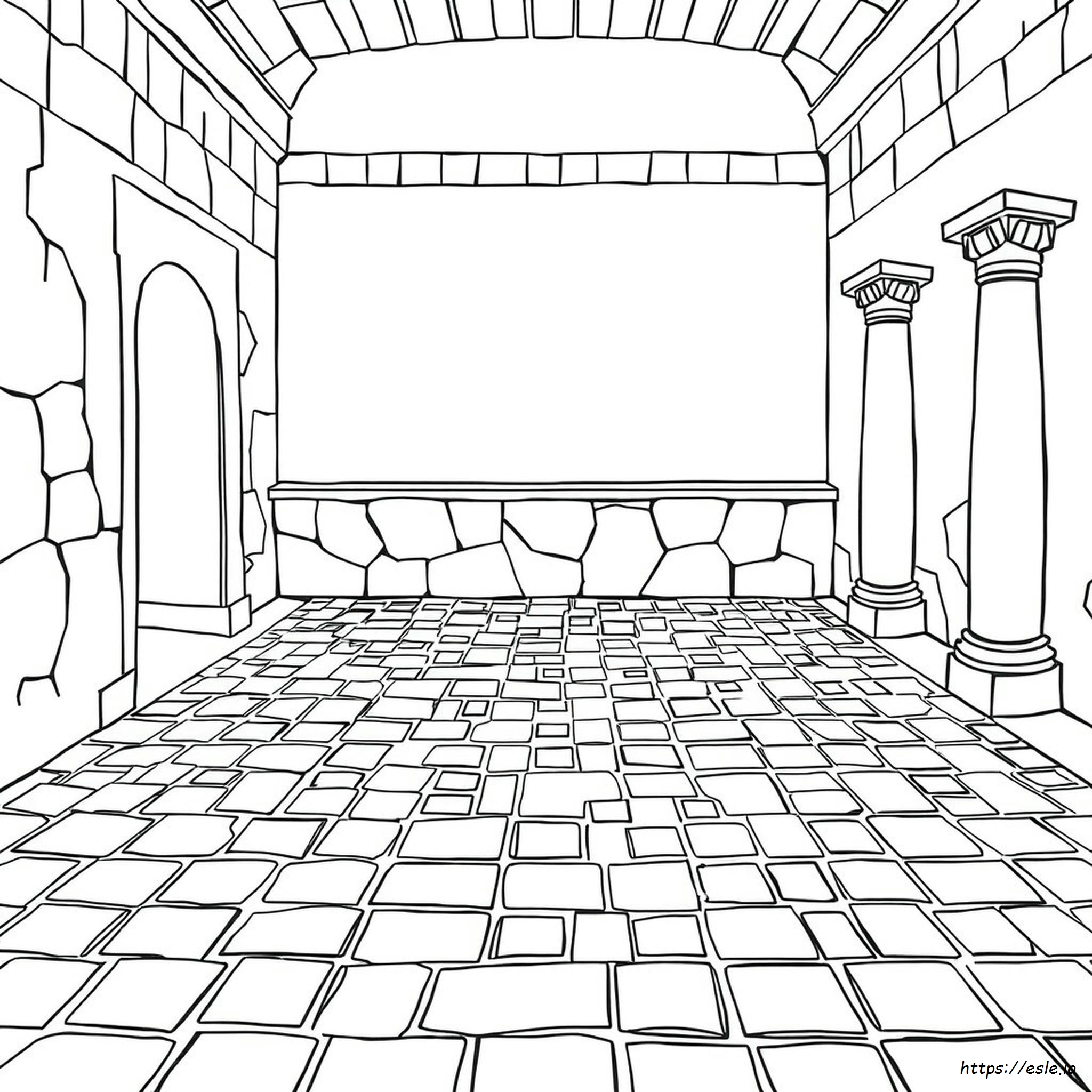 Roman Mosaic Colouring Sheets