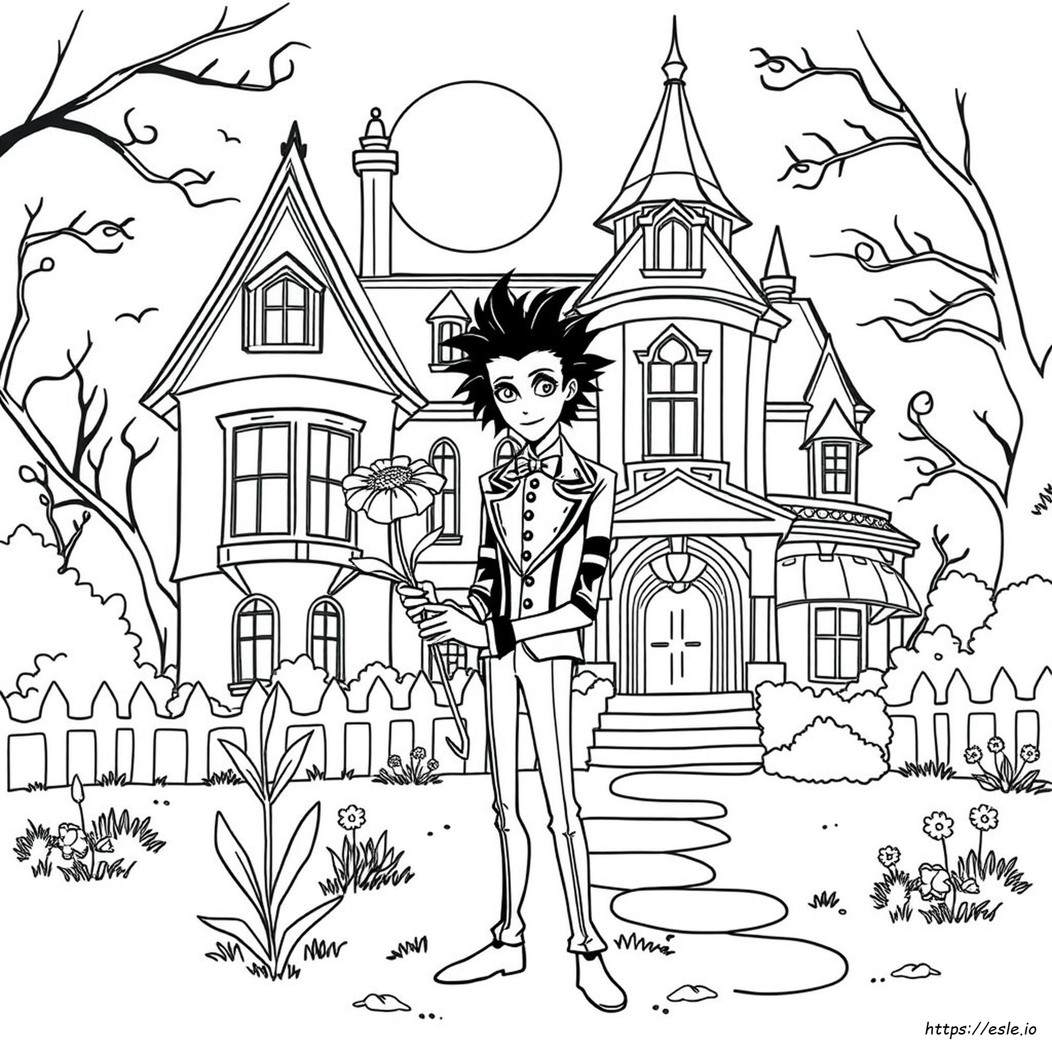 Edward Scissorhands Coloring Pages