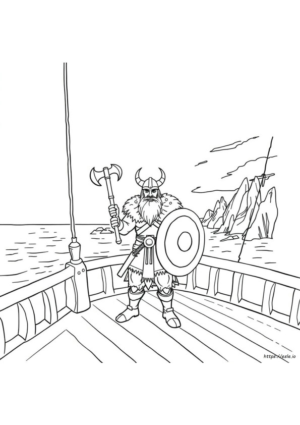 Dibujos De Vikingos Para Colorear