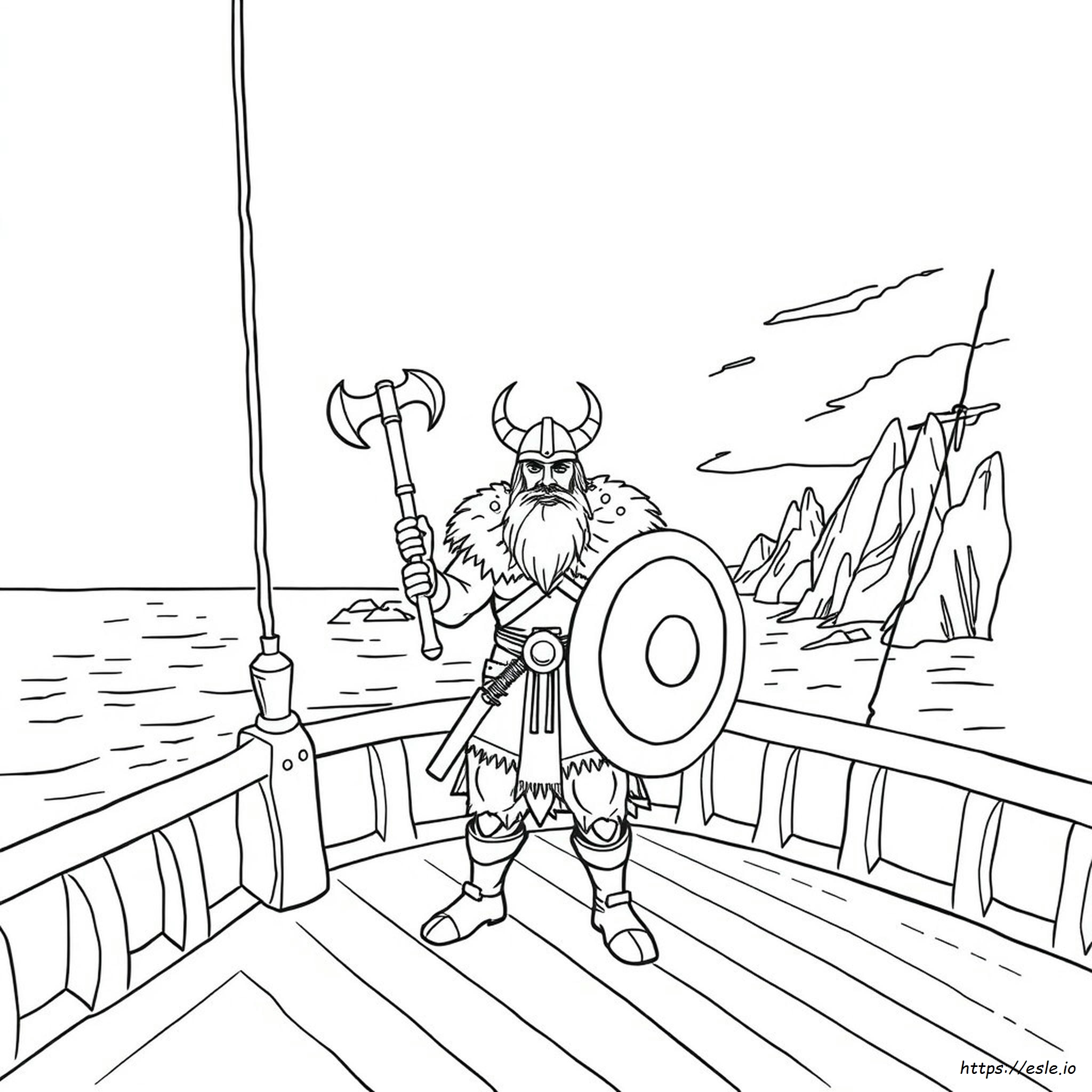 Coloring Pages Of Vikings