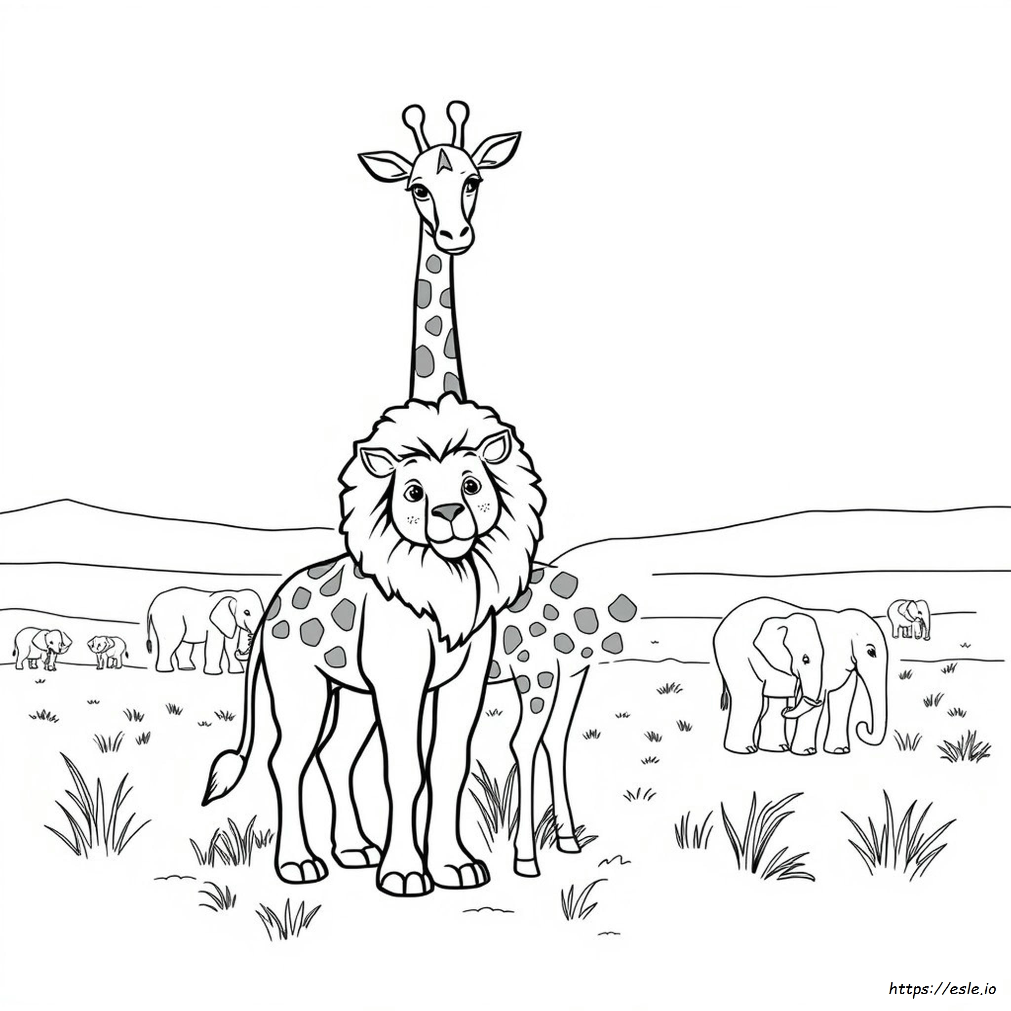 Free Coloring Pages Of African Animals