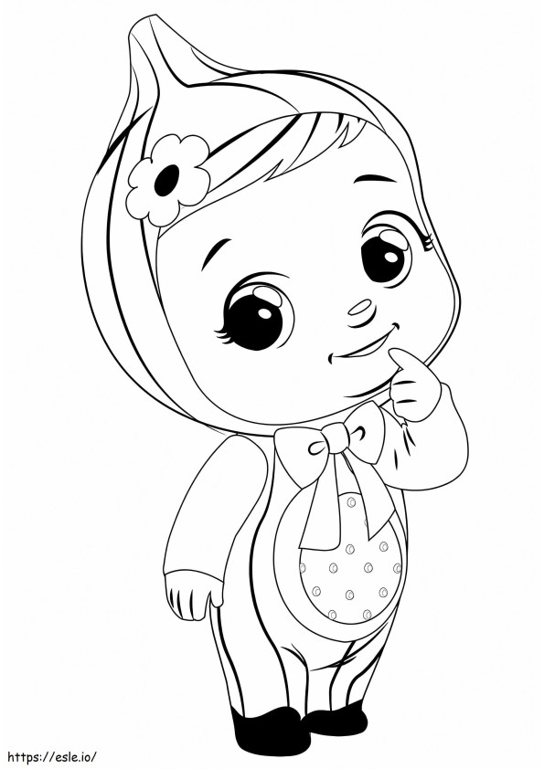Coconut Koko Cry Babie coloring page
