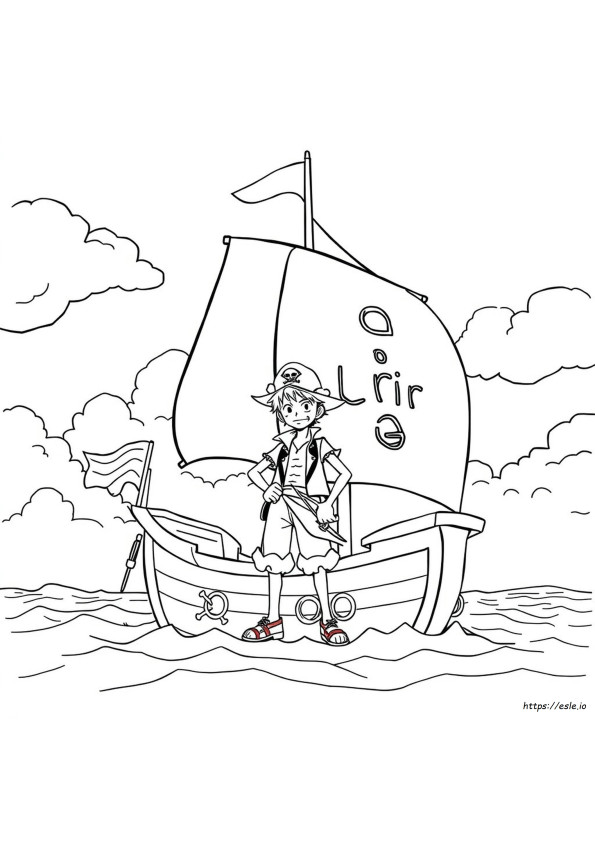 Coloring Pages Luffy Gear 5 Desenho