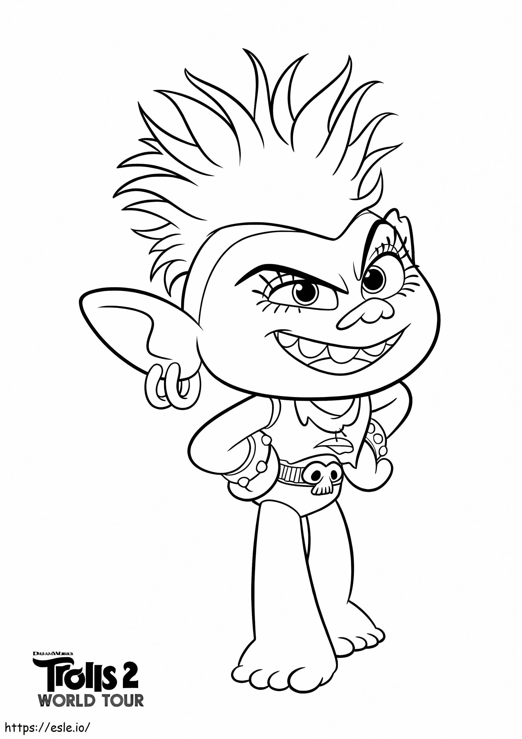 Fresco Barb coloring page