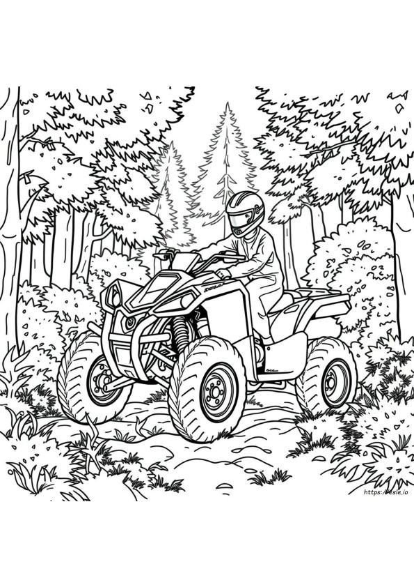 Four Wheeler Can Am Coloring Pages