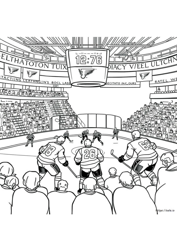 Flyers Hokey Boyama Sayfaları
