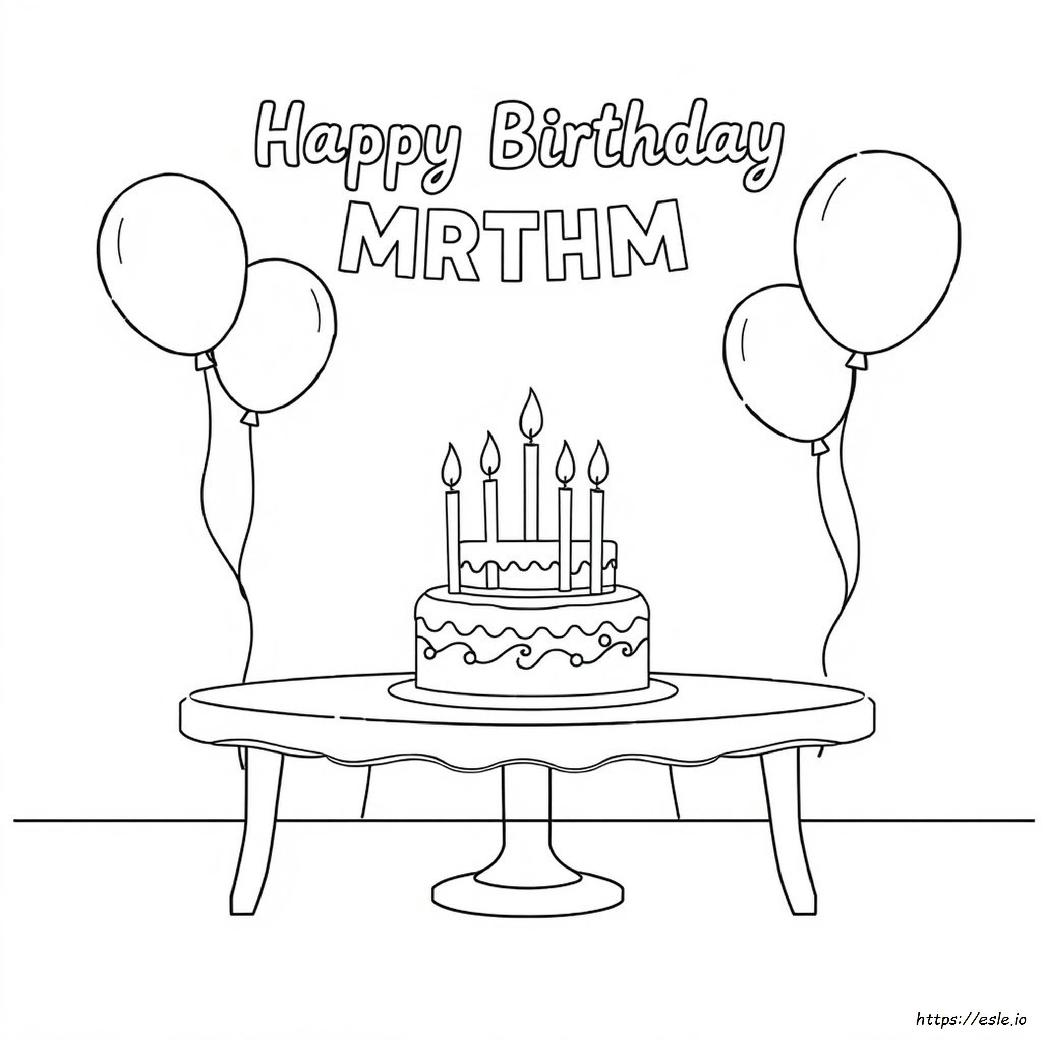happy birthday mom coloring page – Image 8