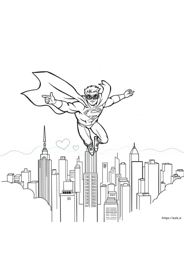 Super Hero Printable Coloring Pages