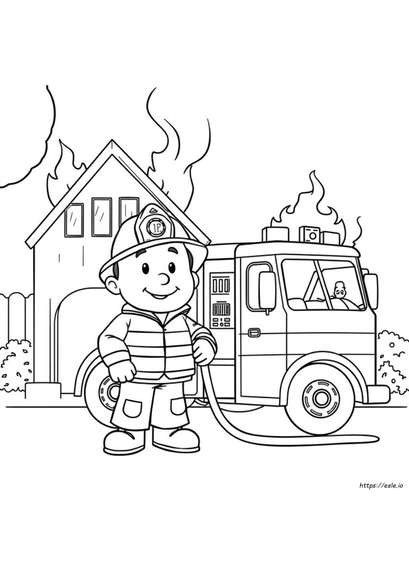 Feuerwehrmann Sam Ausmalbilder