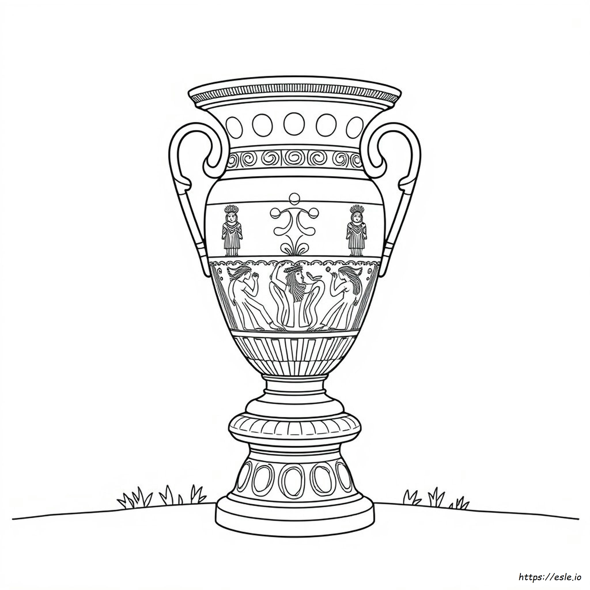 Vaso Greco Antico Da Colorare