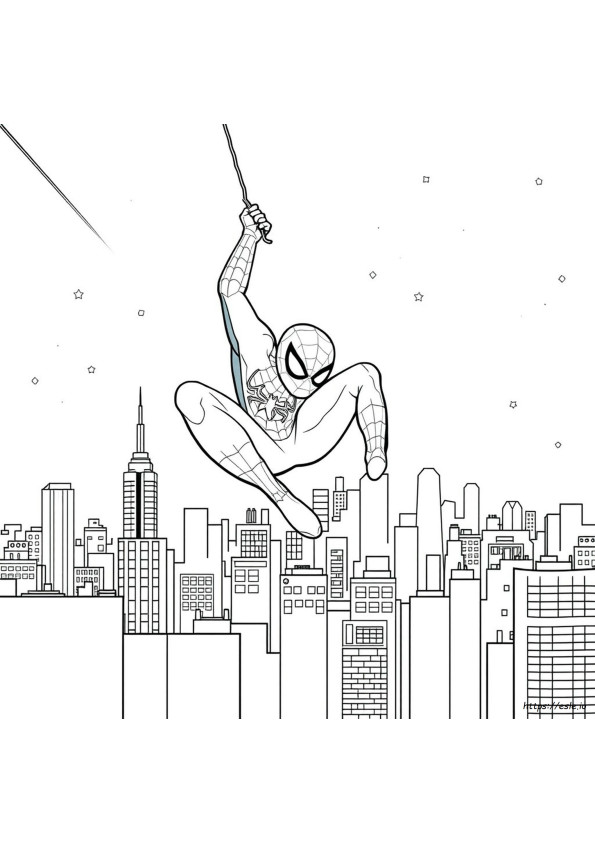 Printable Spiderman Coloring Sheets