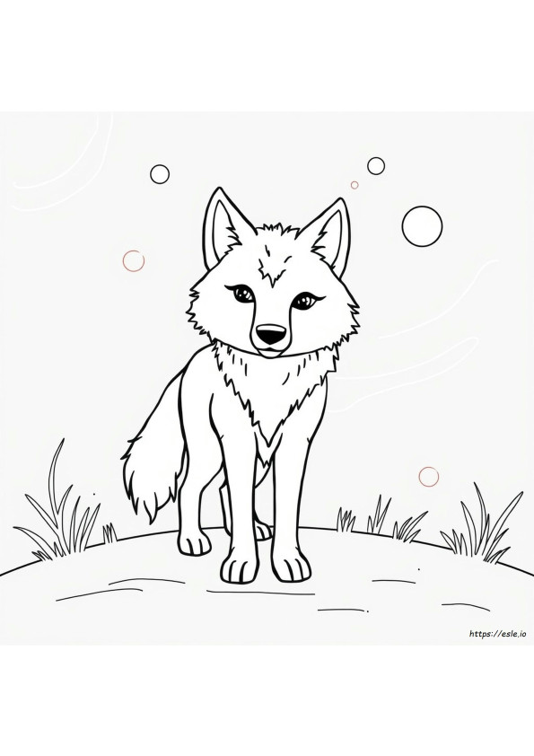 Melanie Martinez Coloring Book Wolf Page