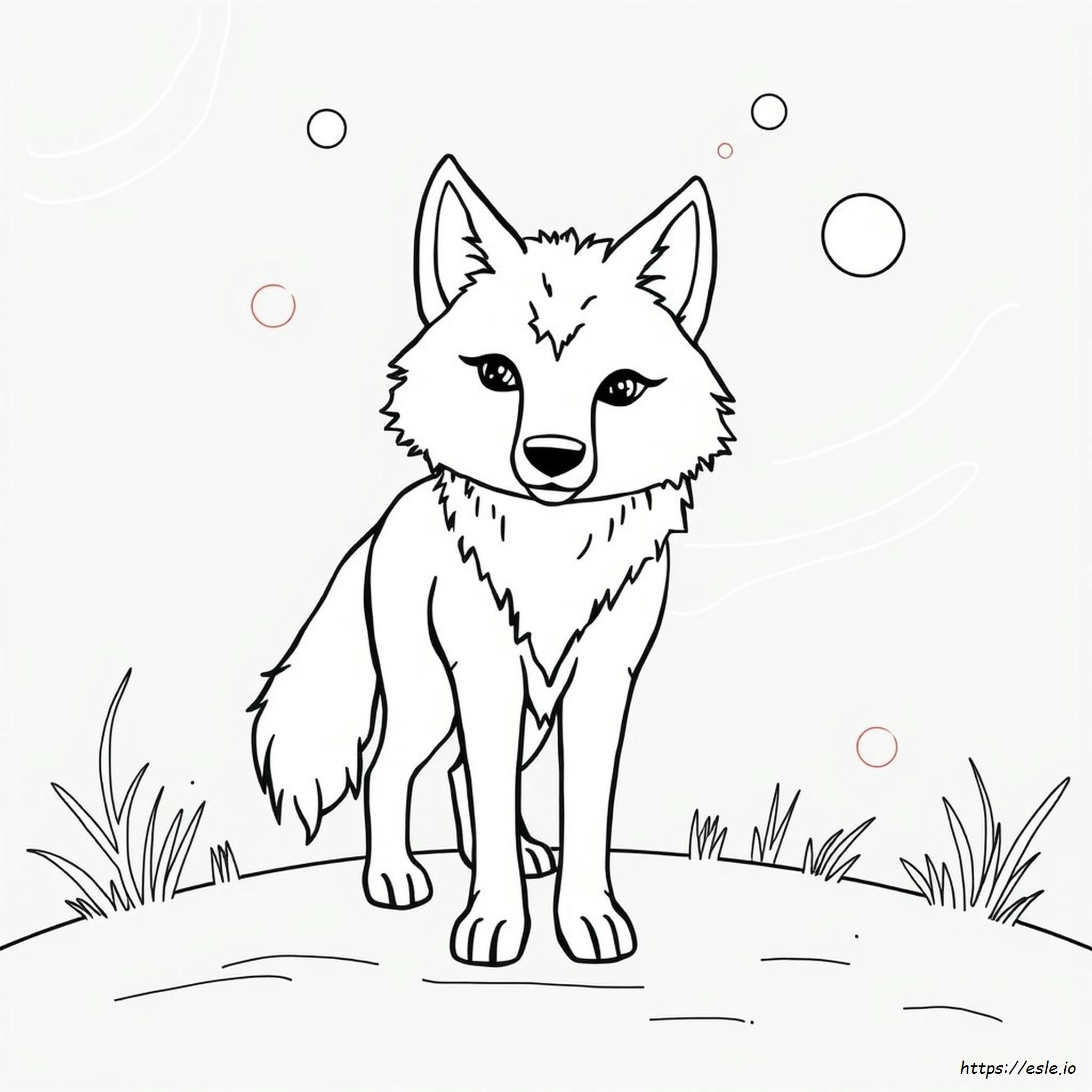 Melanie Martinez Coloring Book Wolf Page