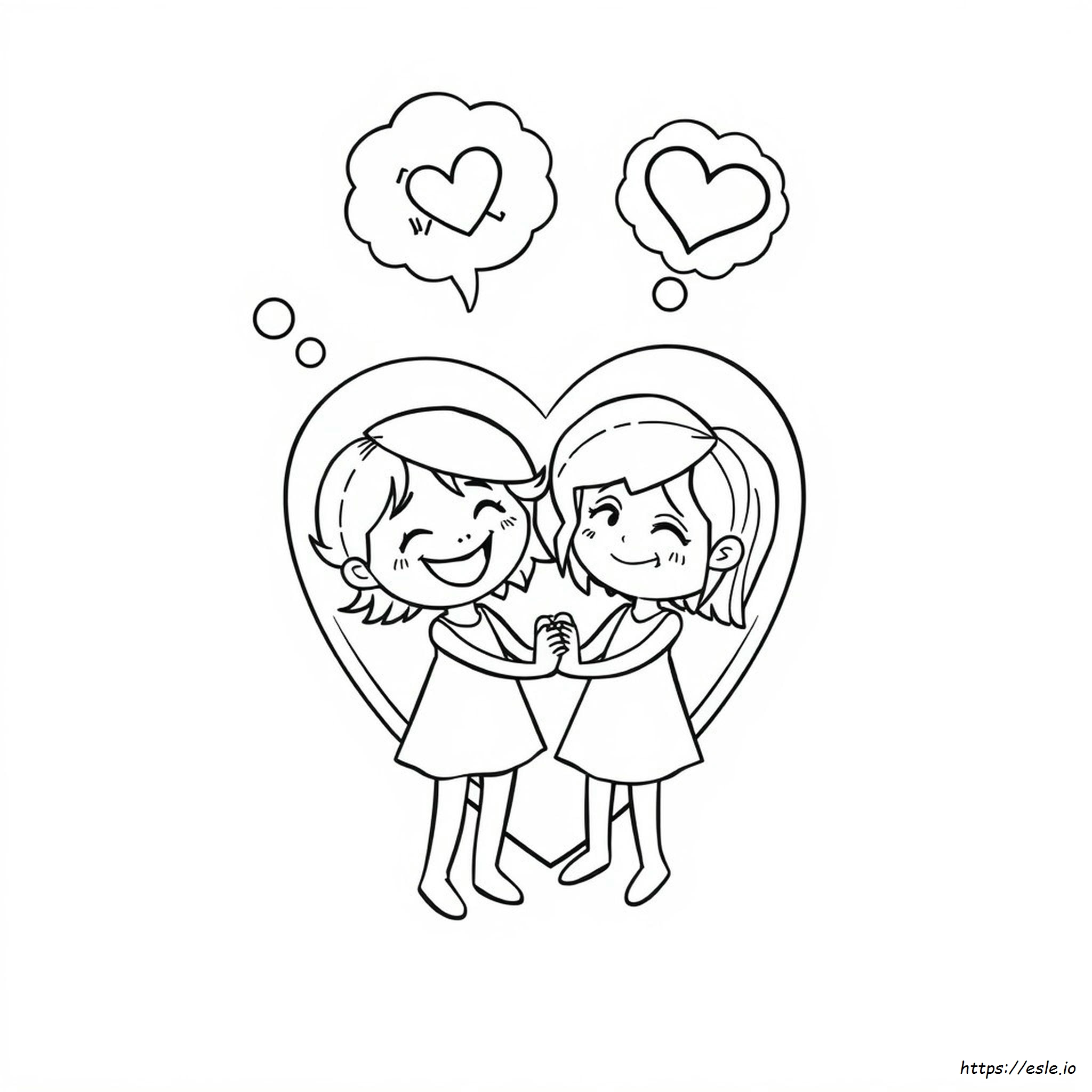 Inside Out Joy And Sadness Coloring Page