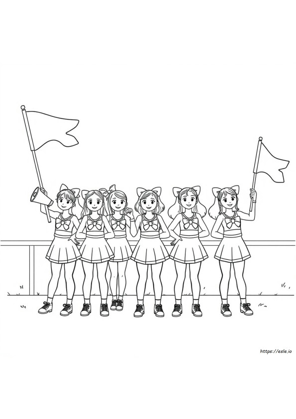Cheerleading Ausmalbilder Pdf
