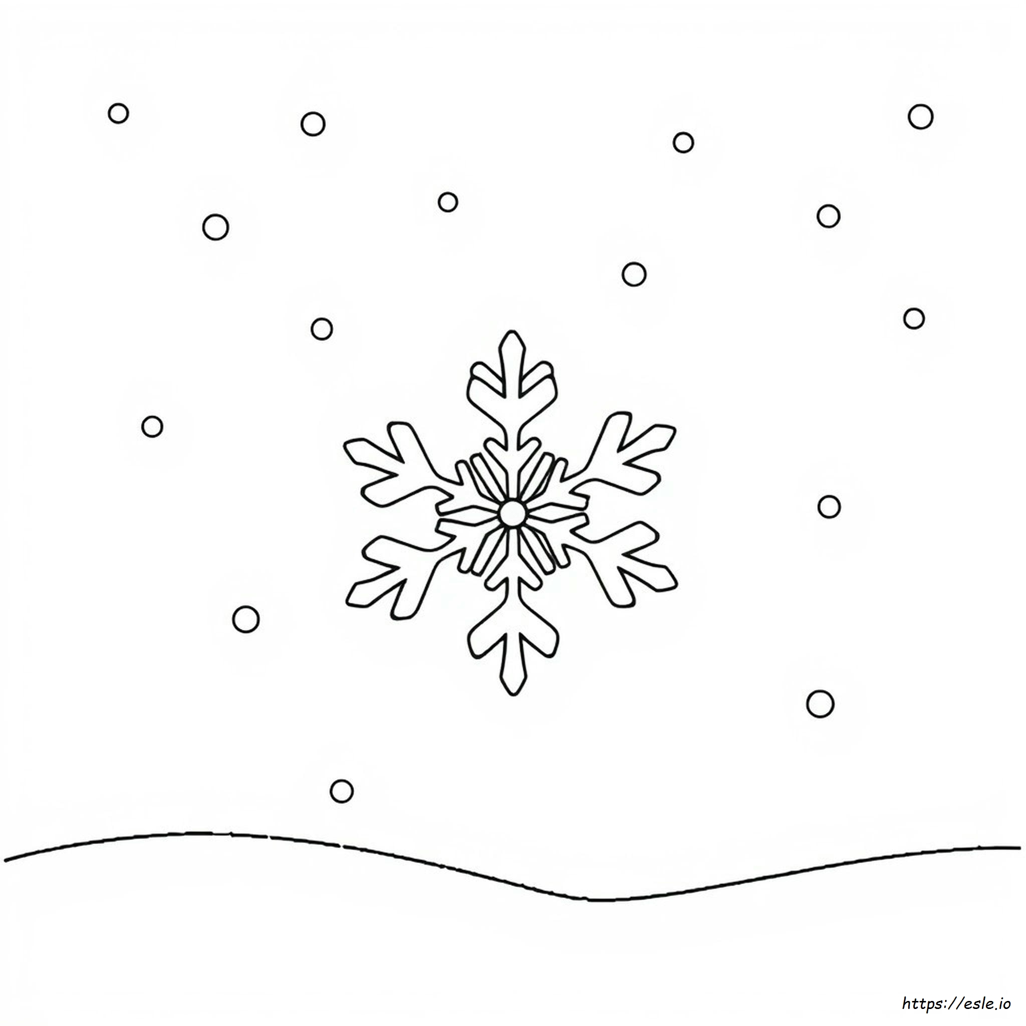 Free Snowflake Coloring Pages To Print