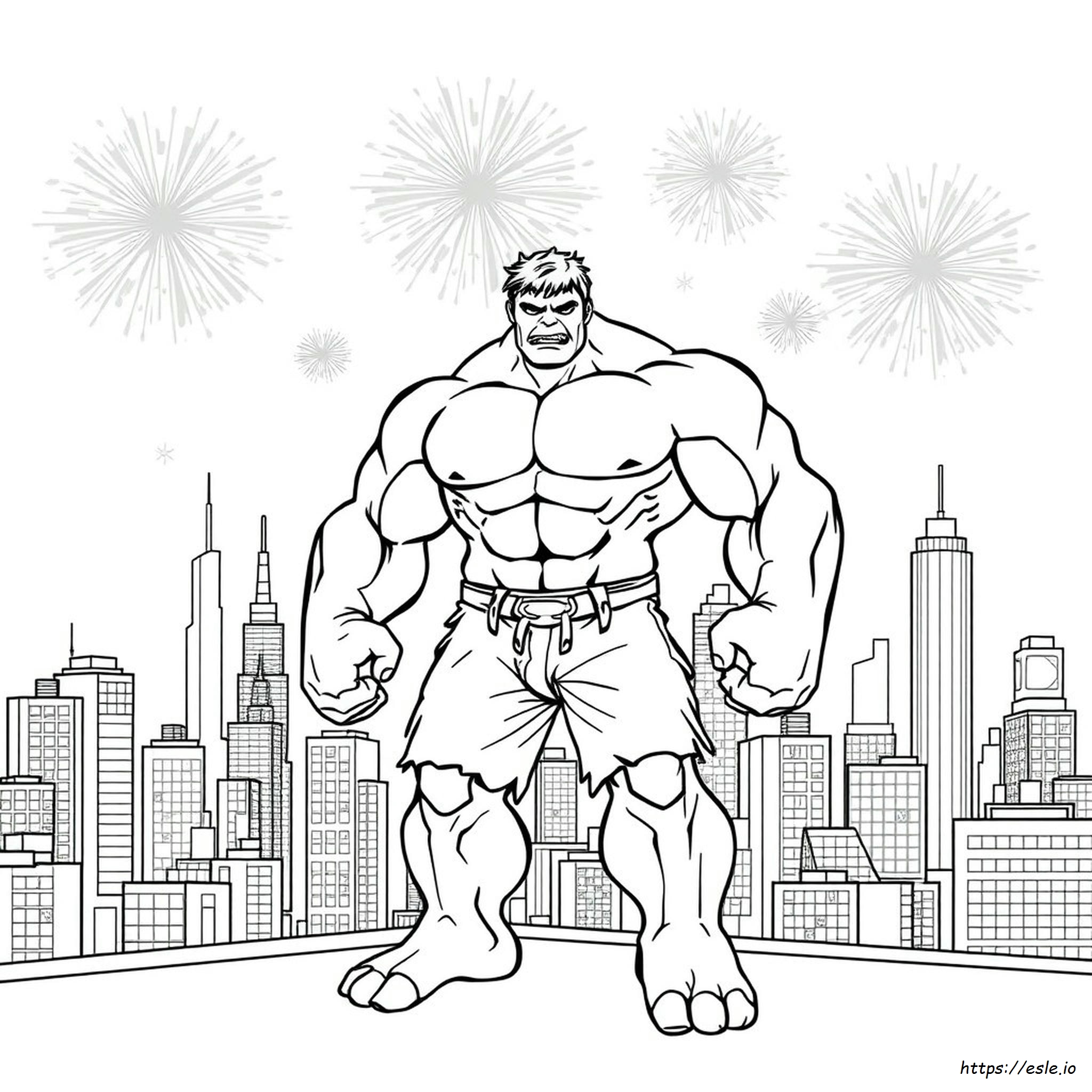 Incredible Hulk Colouring