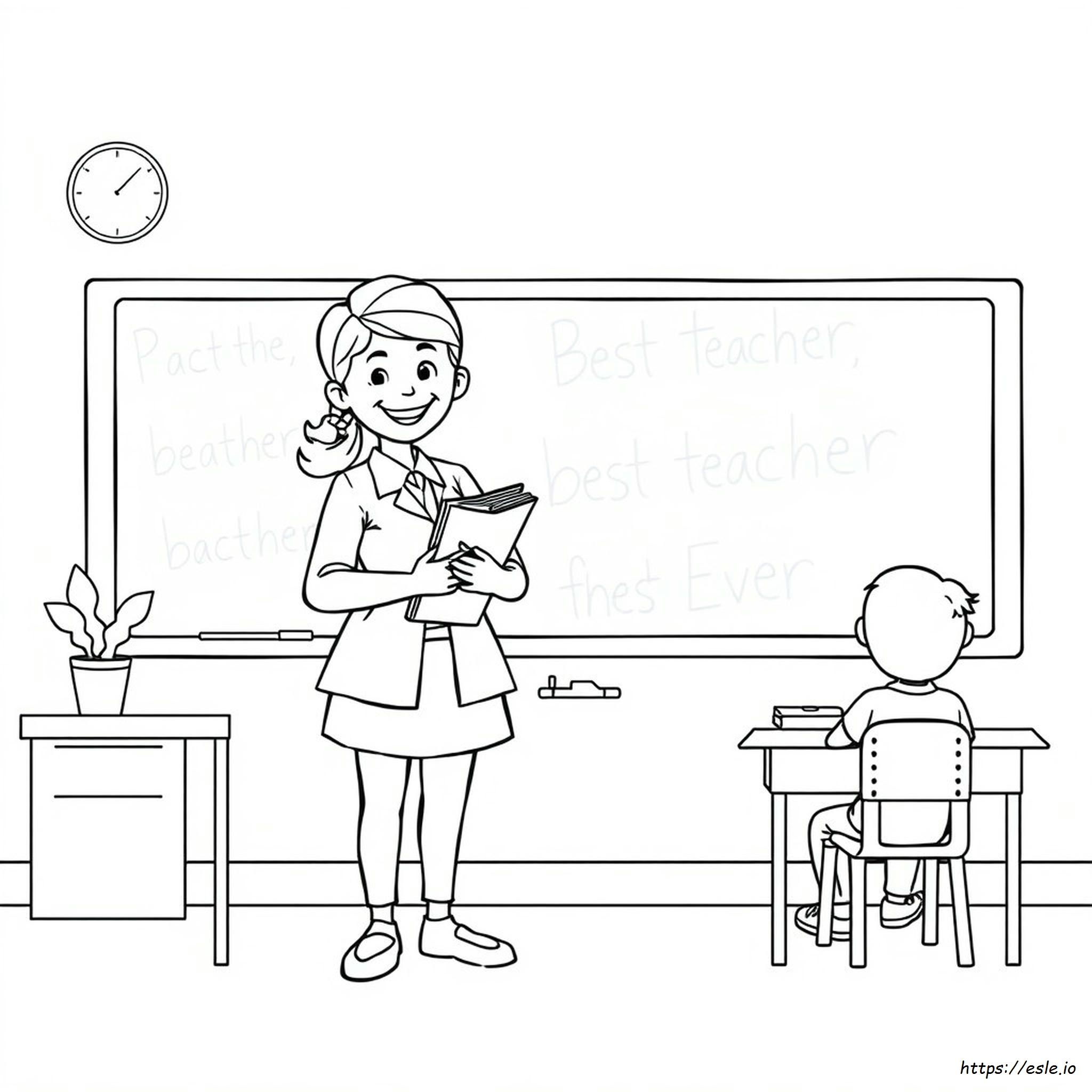 Guru Terbaik Sepanjang Masa Mewarnai Gambar