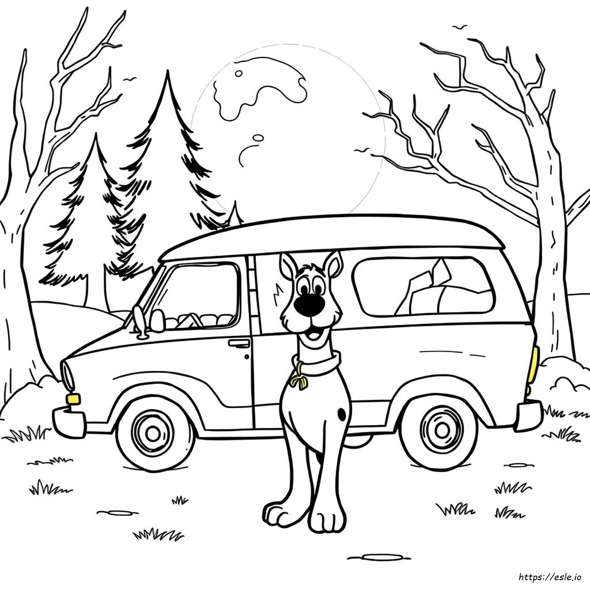 Scooby Coloring Pages Free
