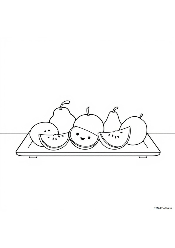 Lima Buah Nampan Mewarnai