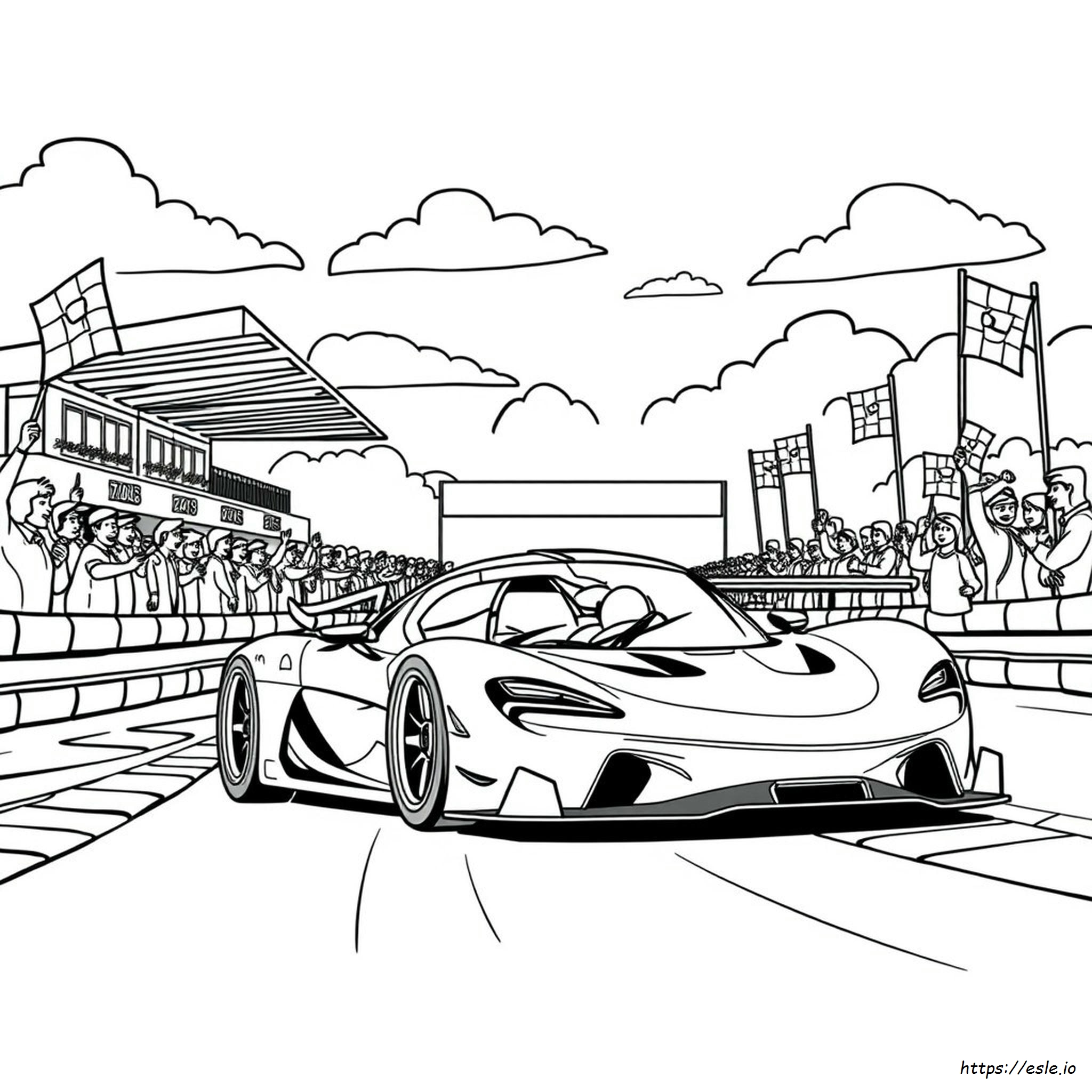 Cool Mclaren Coloring Page