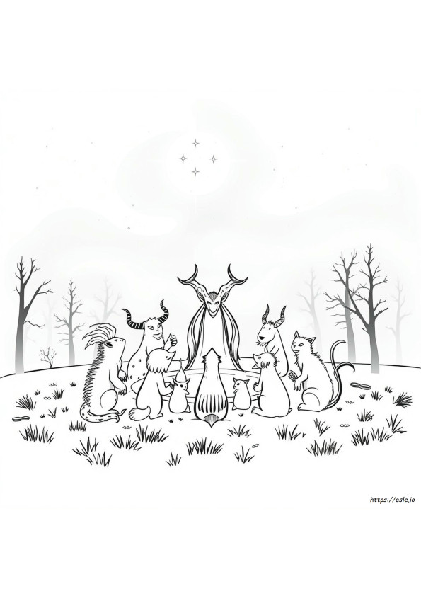 Supernatural Coloring Book Pages