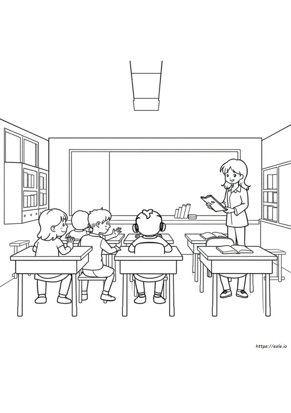 Ich Liebe Den Kindergarten Ausmalbild