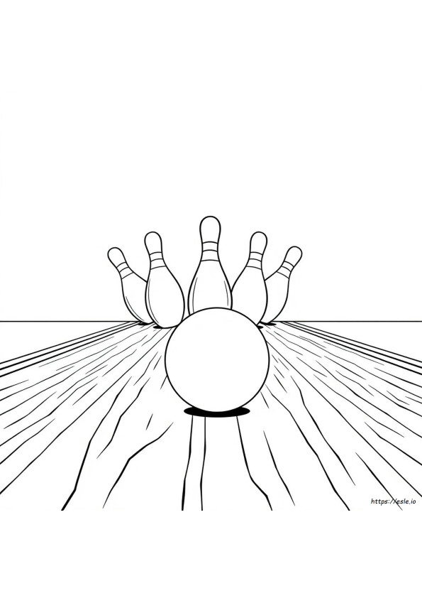 Immagini Da Colorare Di Bowling