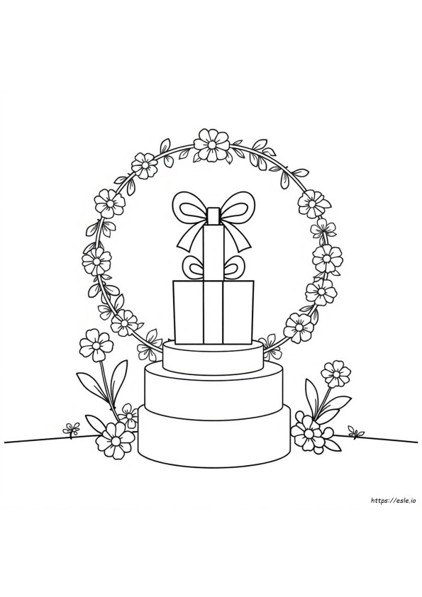 Present Colouring Picture