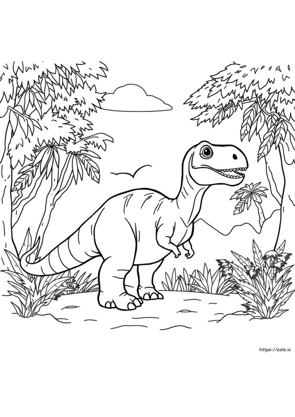 Dinosaurusten Värityskuvat