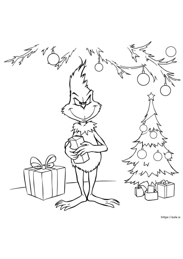 Coloriage Gratuit Le Grinch