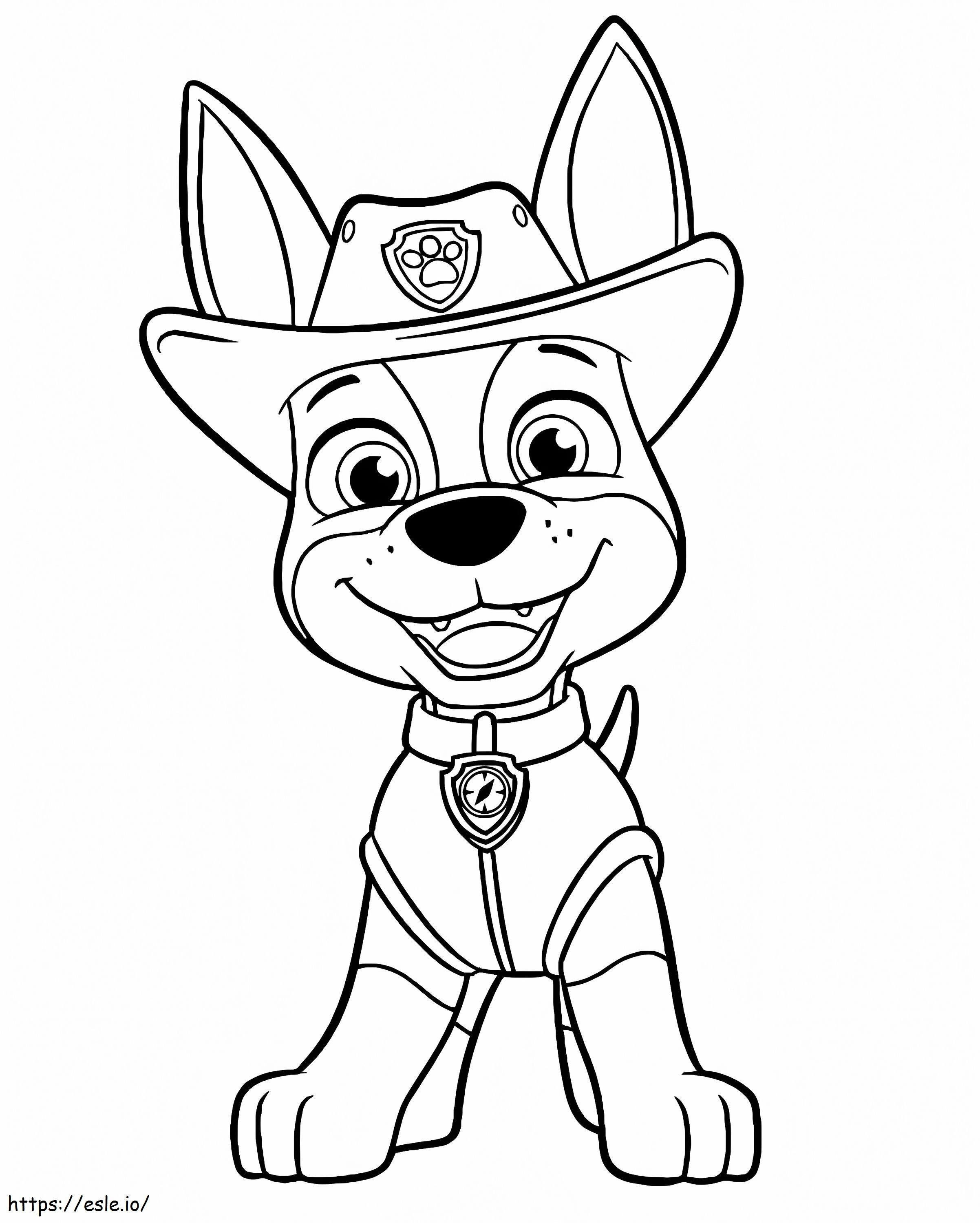 Happy Tracker coloring page