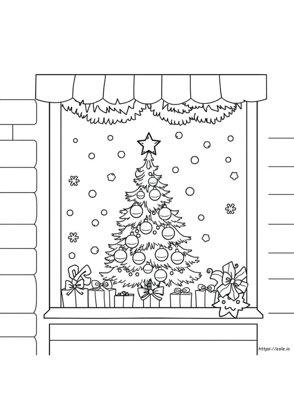 Natal Na França: Desenho Para Colorir